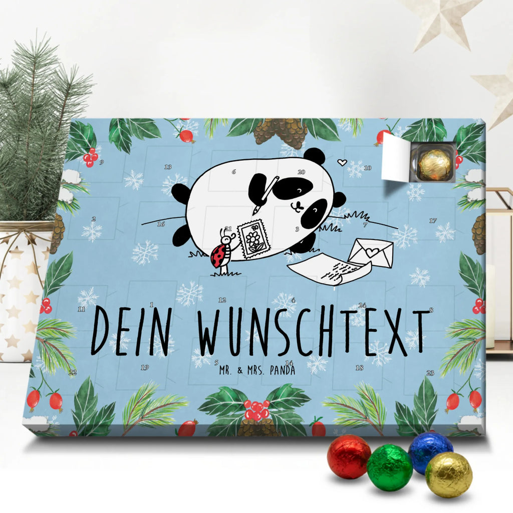 Adventskalender mit Namen Panda Vermissen Adventskalender mit Namen, Personalisierter Adventskalender