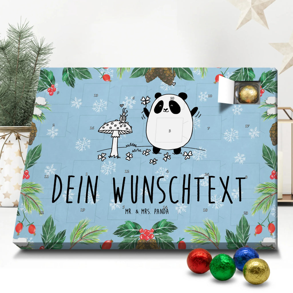  Panda Happiness Personalisierter Adventskalender, Adventskalender mit Namen