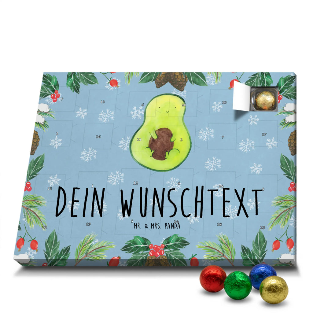 Adventskalender mit Namen Avocado Kern Adventskalender mit Namen, Personalisierter Adventskalender, Vegan, Gesund, Avocado, Veggie, Pflanze, Avocadokern, Spruch Leben, Avokado, Kern
