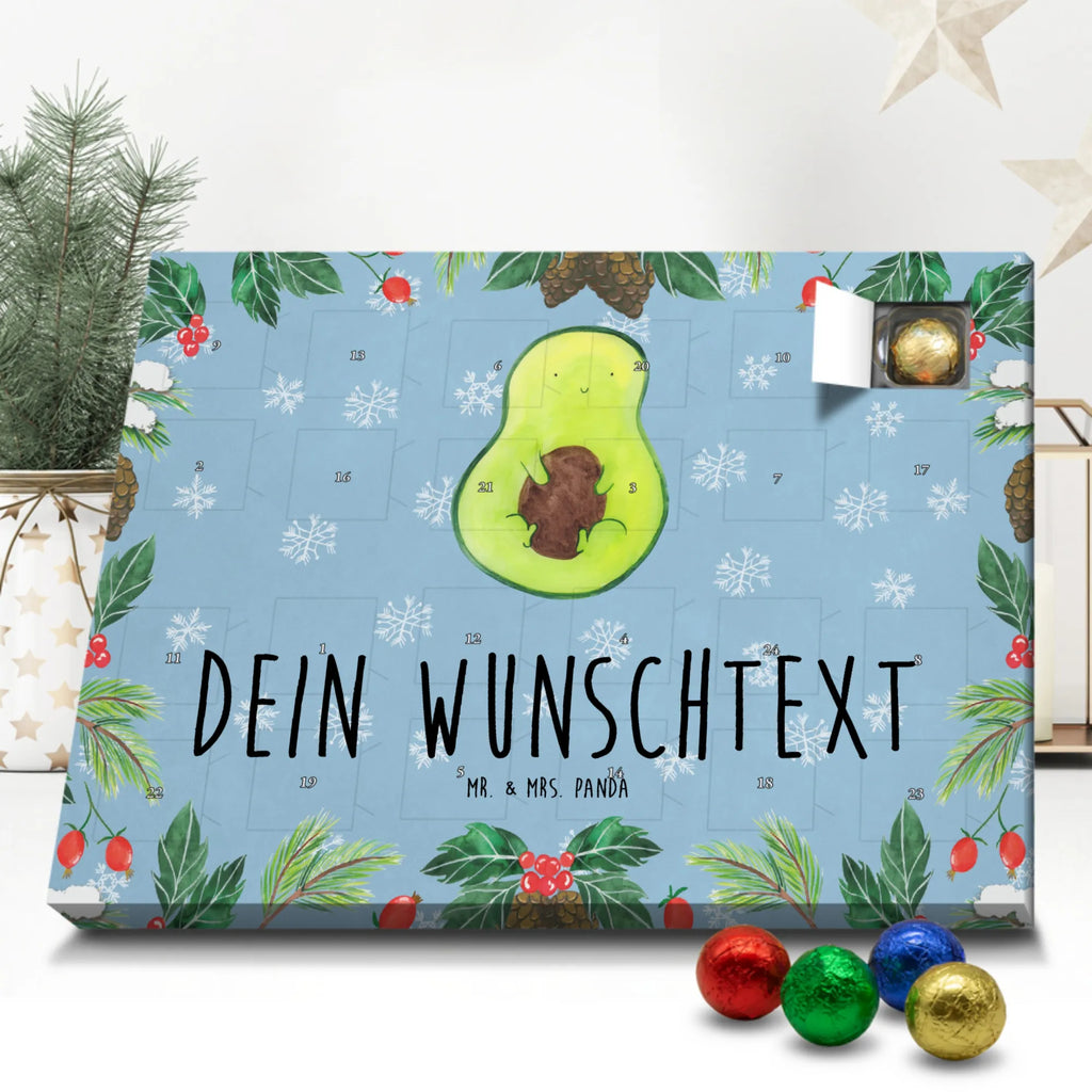 Adventskalender mit Namen Avocado Kern Adventskalender mit Namen, Personalisierter Adventskalender, Vegan, Gesund, Avocado, Veggie, Pflanze, Avocadokern, Spruch Leben, Avokado, Kern