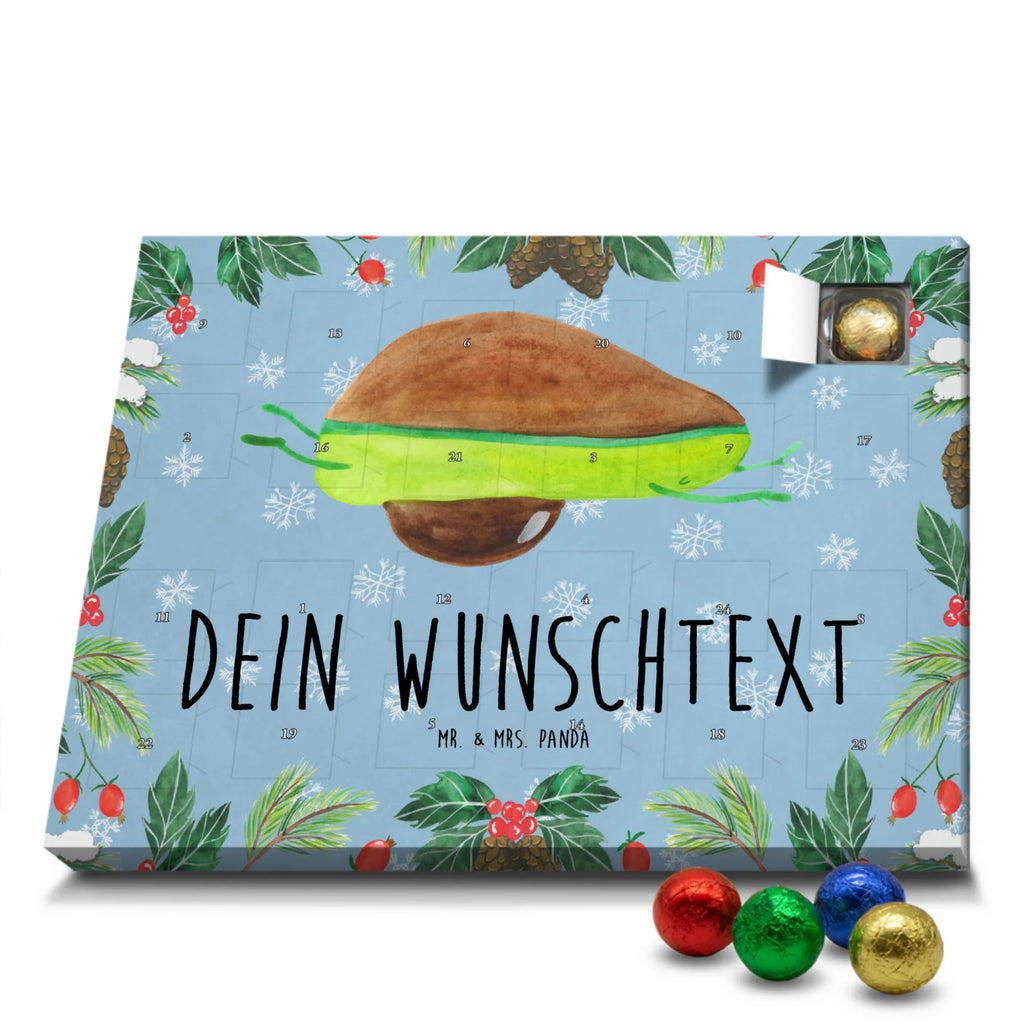 Adventskalender mit Namen Avocado Yoga Adventskalender mit Namen, Personalisierter Adventskalender, Gesund, Vegan, Veggie, Avocado, Avocado Yoga Vegan