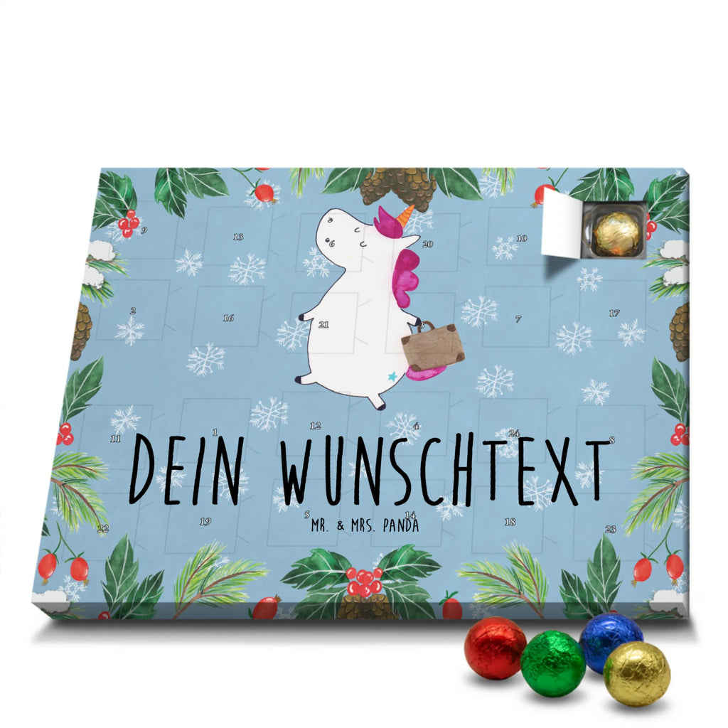 Adventskalender mit Namen Einhorn Koffer Adventskalender mit Namen, Personalisierter Adventskalender, Einhörner, Unicorn, Einhorn Deko, Einhorn, Lustig, Albern, Verreisen, Abenteuer, Kind, Reise, Koffer, Gepäck, Spaß, Witzig, Erwachsen
