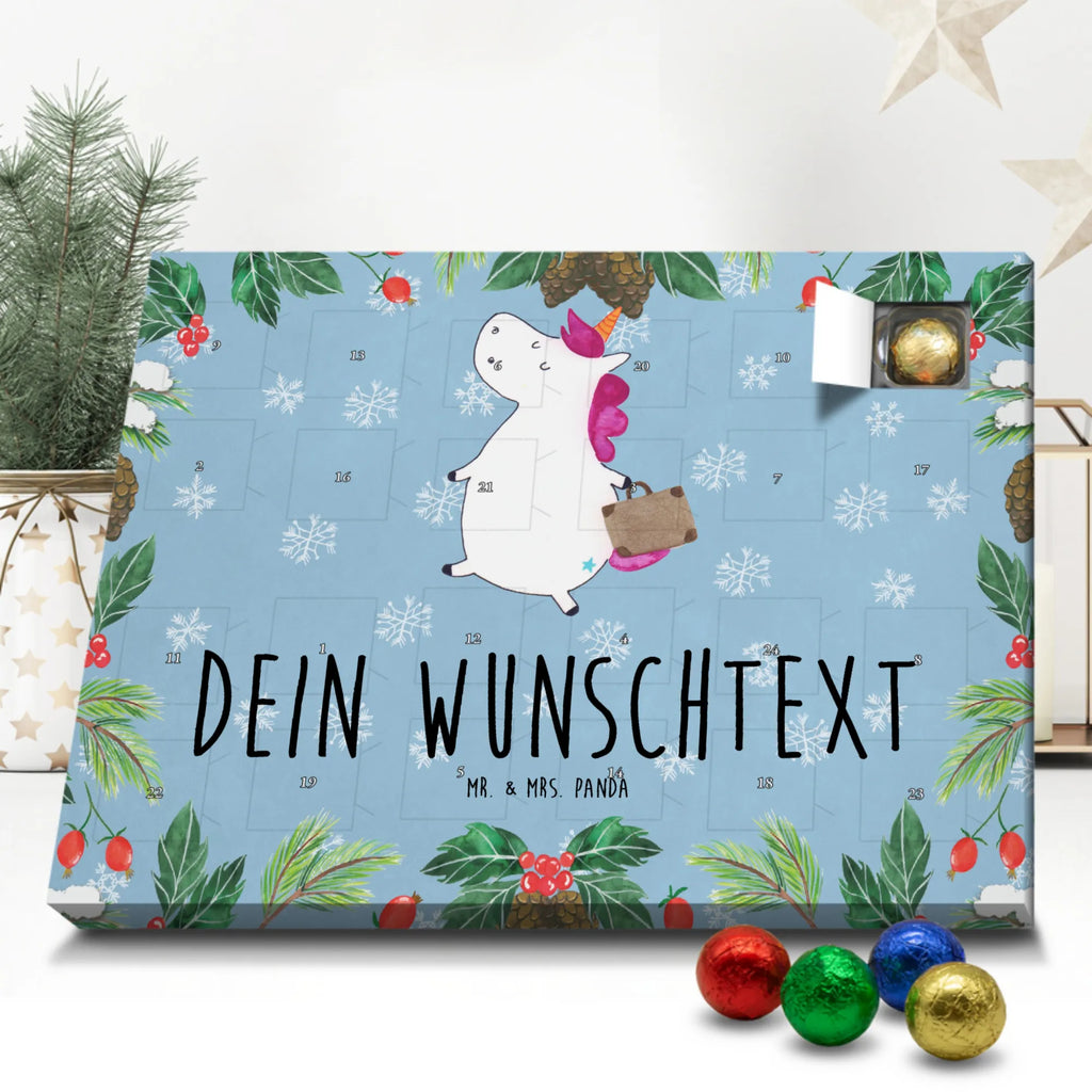 Adventskalender mit Namen Einhorn Koffer Adventskalender mit Namen, Personalisierter Adventskalender, Einhörner, Unicorn, Einhorn Deko, Einhorn, Lustig, Albern, Verreisen, Abenteuer, Kind, Reise, Koffer, Gepäck, Spaß, Witzig, Erwachsen