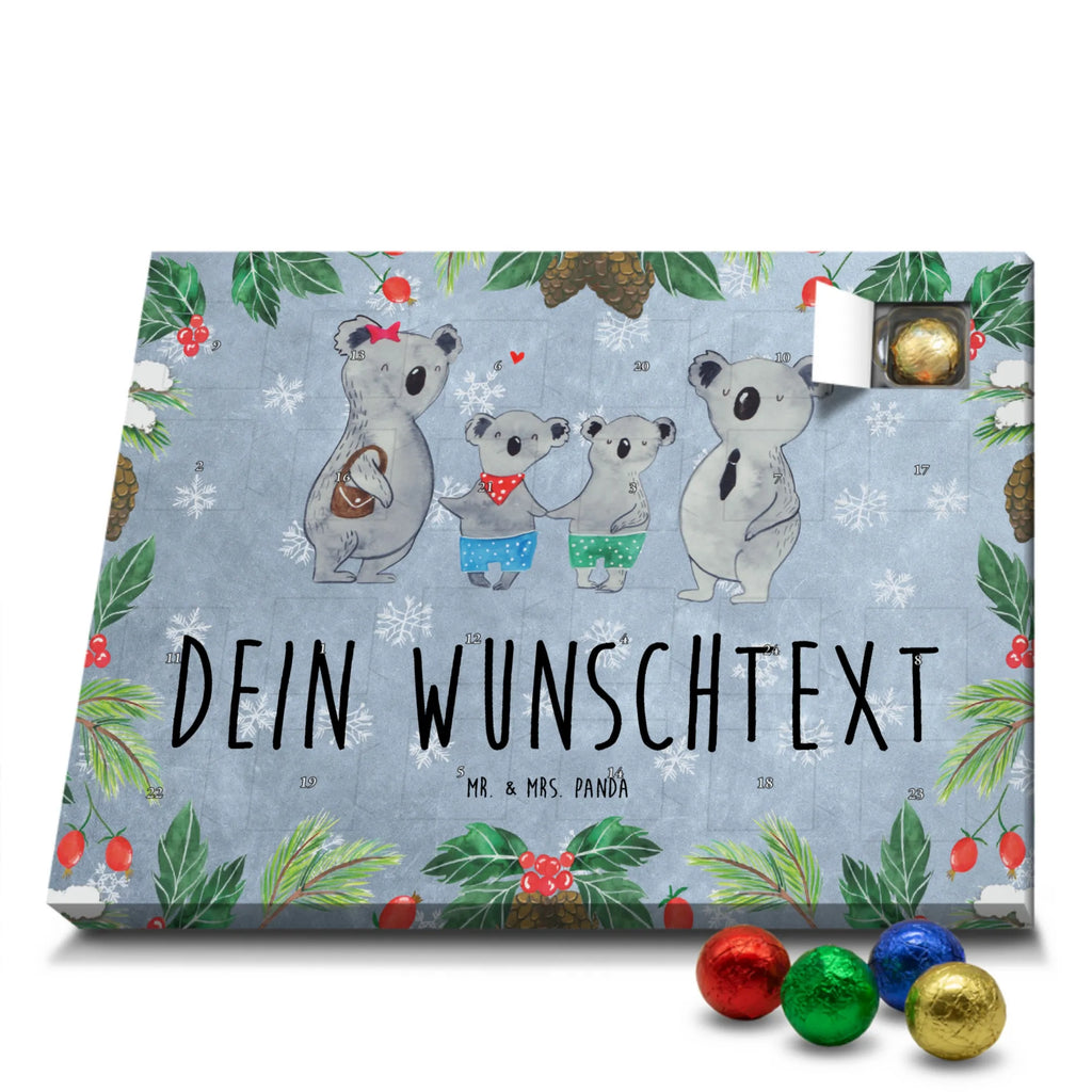 Adventskalender mit Namen Koala Familie zwei Personalisierter Adventskalender, Adventskalender mit Namen, Muttertag, Bruder, Schwester, Familie, Papa, Opa, Mama, Oma, Vatertag, Lieblingsfamilie, Familienleben, Koalabär, Koalafamilie, Familienzeit, Beste Familie, Koala