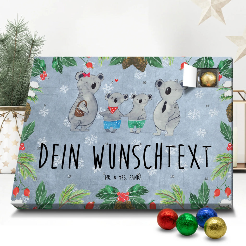 Adventskalender mit Namen Koala Familie zwei Personalisierter Adventskalender, Adventskalender mit Namen, Muttertag, Bruder, Schwester, Familie, Papa, Opa, Mama, Oma, Vatertag, Lieblingsfamilie, Familienleben, Koalabär, Koalafamilie, Familienzeit, Beste Familie, Koala