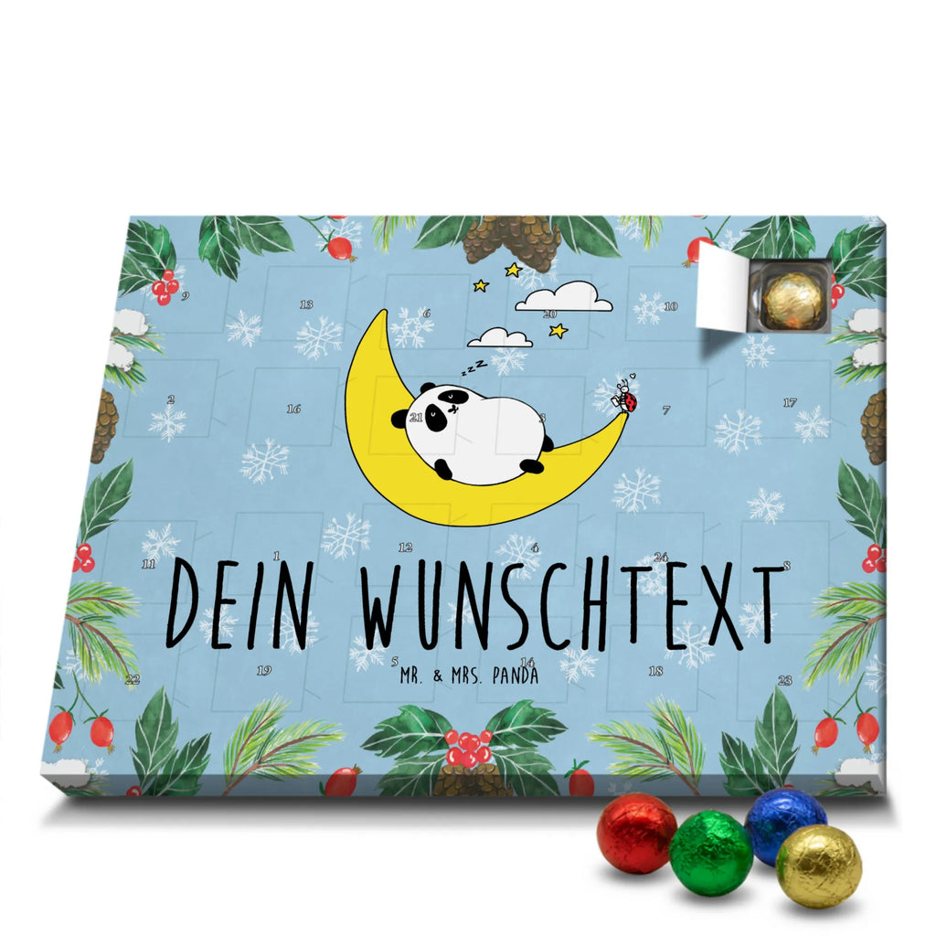  Panda Easy Adventskalender mit Namen, Personalisierter Adventskalender