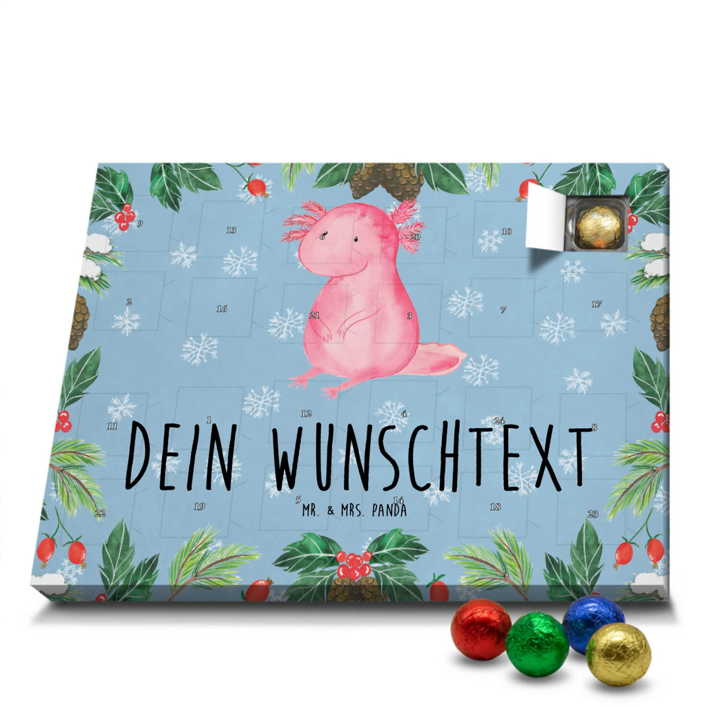 Adventskalender mit Namen Axolotl Niedlich Personalisierter Adventskalender, Adventskalender mit Namen, Molch, Axolotl, Lebensweisheit, Lebensstil, Vergnügt, Freundin, Weisheit, Zufrieden, Liebe, Axolot, Fröhlich