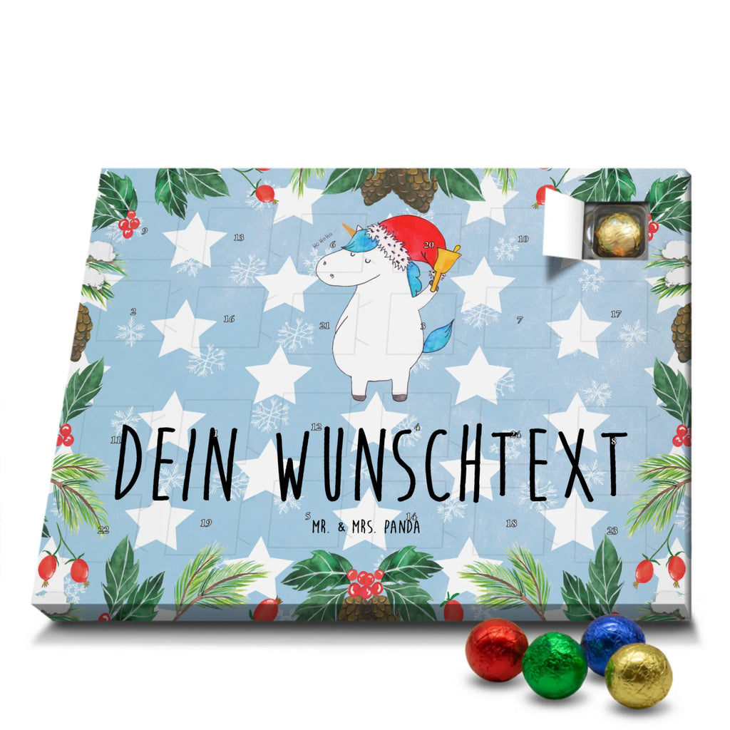 Adventskalender mit Namen Einhorn Weihnachtsmann Adventskalender mit Namen, Personalisierter Adventskalender, Einhörner, Unicorn, Einhorn Deko, Einhorn, Nikolaus, Gin, Wunschzettel, Wunschliste, Schokolade, Schoki, Feenstaub, Weihnachten, Weihnachtsmann