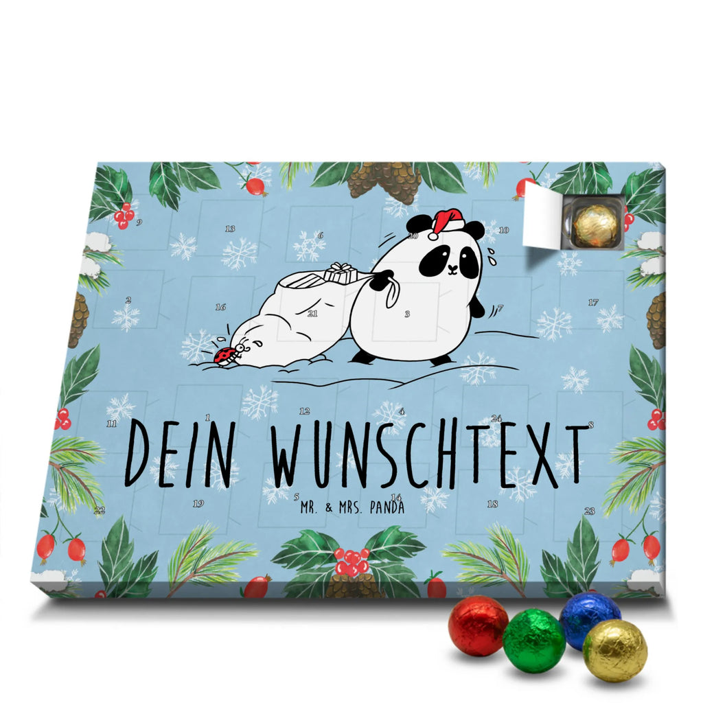  Panda Boże Narodzenie Personalisierter Adventskalender, Adventskalender mit Namen
