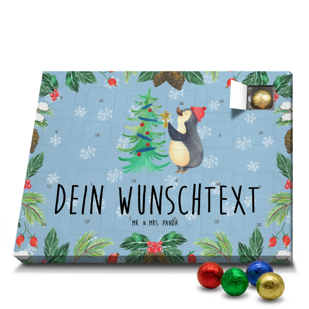 Adventskalender mit Namen Pinguin Weihnachtsbaum Adventskalender mit Namen, Personalisierter Adventskalender, Nikolaus, Heiligabend, Weihnachten, Advent, Wintermotiv, Weihnachtsdeko, Winter, Pinguin