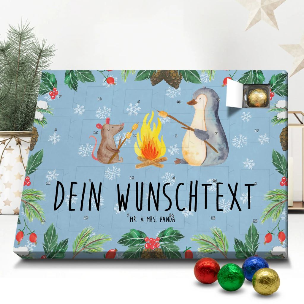 Adventskalender mit Namen Pinguin Lagerfeuer Personalisierter Adventskalender, Adventskalender mit Namen, Pinguin, Lebensspruch, Neustart, Lagerfeuer, Pinguine, Job, Liebe, Grillen, Marshmallows, Feuer, Leben, Arbeit, Motivation, Maus, Büro, Lebensmotivation, Büroalltag