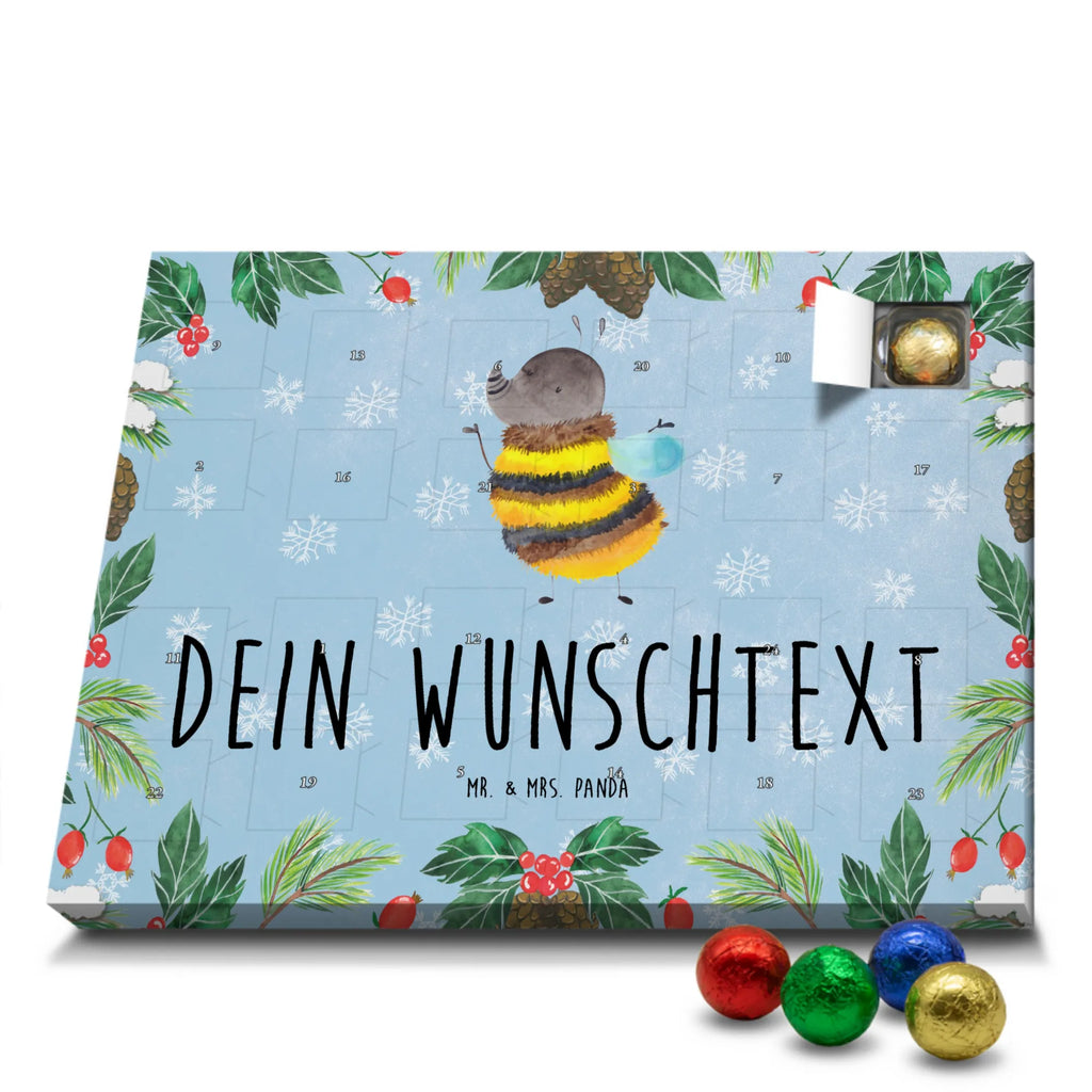 Adventskalender mit Namen Hummel flauschig Adventskalender mit Namen, Personalisierter Adventskalender, Tiere, Tiermotive, Lustige Sprüche, Gute Laune, Flauschig, Natur, Blume, Biene, Hummel