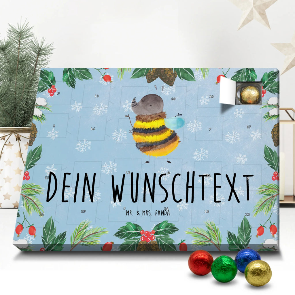 Adventskalender mit Namen Hummel flauschig Adventskalender mit Namen, Personalisierter Adventskalender, Tiere, Tiermotive, Lustige Sprüche, Gute Laune, Flauschig, Natur, Blume, Biene, Hummel