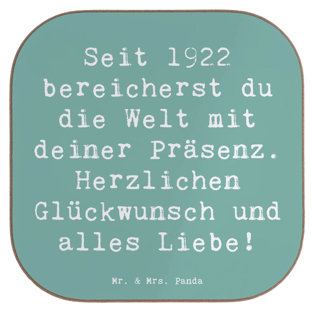 Untersetzer Spruch Seit 1922 bereicherst du die Welt mit deiner Präsenz. Herzlichen Glückwunsch und alles Liebe! Untersetzer Holz, Holzuntersetzer, Getränkeuntersetzer, Glasuntersetzer, Korkuntersetzer, Tassen Untersetzer, Bierdeckel, Untersetzer Design, Untersetzer, Untersetzer aus Holz, Untersetzer für Gläser, Untersetzer Gläser, Geburtstag, Geburtstagsgeschenk, Geschenk