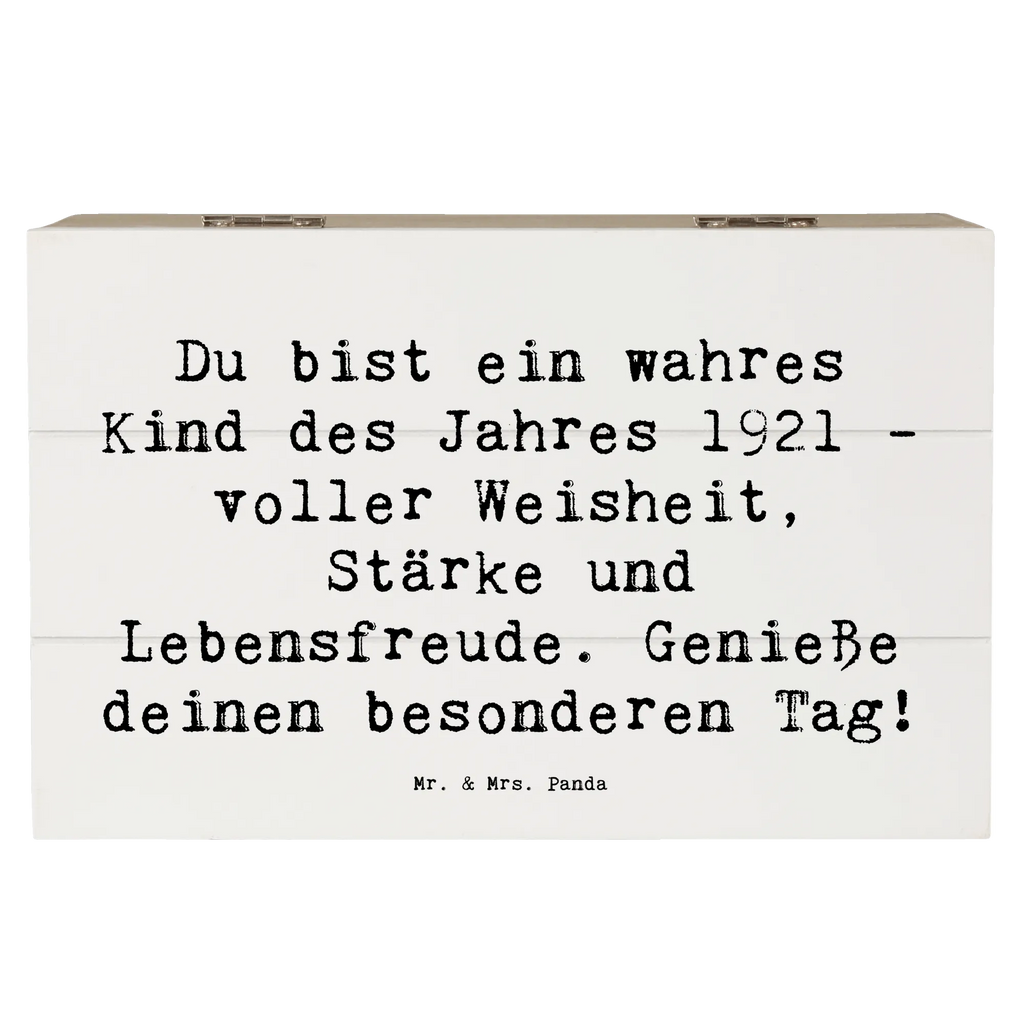 Holzkiste Spruch Du bist ein wahres Kind des Jahres 1921 - voller Weisheit, Stärke und Lebensfreude. Genieße deinen besonderen Tag! Geschenkbox, Holzkiste, Kiste, Geschenkdose, Schatzkiste, Dekokiste, Aufbewahrungsbox, Erinnerungsbox, Schatulle, XXL, Truhe, Erinnerungskiste, Geburtstag, Geburtstagsgeschenk, Geschenk