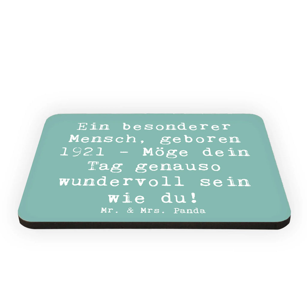 Magnet Spruch Ein besonderer Mensch, geboren 1921 - Möge dein Tag genauso wundervoll sein wie du! Notiz Magnet, Souvenir Magnet, Kühlschrank Dekoration, Whiteboard Magnet, Kühlschrankmagnet, Pinnwandmagnet, Motivmagnete, Dekomagnet, Geburtstag, Geburtstagsgeschenk, Geschenk