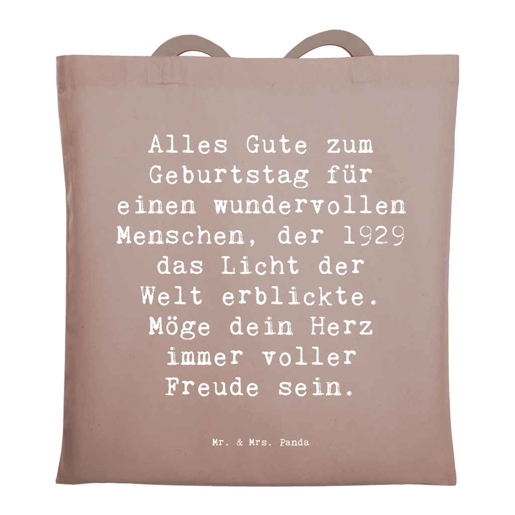 Tragetasche Spruch Alles Gute zum Geburtstag für einen wundervollen Menschen, der 1929 das Licht der Welt erblickte. Möge dein Herz immer voller Freude sein. Stoffbeutel, Laptoptasche, Umhängetasche, Beuteltasche, Stofftasche, Einkaufstasche, Jutebeutel, Badetasche, Tragetasche, Schultertasche, Strandtasche, Shopper, Einkaufstüte, Tasche, Beutel, Jutetasche, Geburtstag, Geburtstagsgeschenk, Geschenk