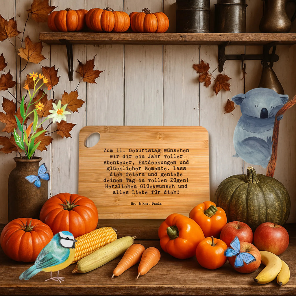 Bamboo chopping board Saying Zum 11. Geburtstag wünschen wir dir ein Jahr voller Abenteuer, Entdeckungen und glücklicher Momente. Lass dich feiern und genieße deinen Tag in vollen Zügen! Herzlichen Glückwunsch und alles Liebe für dich! carving board, robust, slices, cutting block, bamboo, nature, breakfast board, solid, breakfast, board, engraving, kitchen, wood, dulcimer, cutting board, kitchen board, Birthday, celebration, party, birthday party, friends, family, birthday wish, birthday present, birthday cards, 18th birthday, 30th birthday, 40th, 50th, 60th, 70th, 80th, 90th, 90th., gift ideas, gifts for girlfriend, boyfriend, mom, dad, brother, sister, congratulations, funny, sayings, 1 year, money gifts, guest gifts, gifts online, gift basket, special gifts, unusual gifts, extraordinary gifts, gift package, original gifts, gift items, special birthday gifts