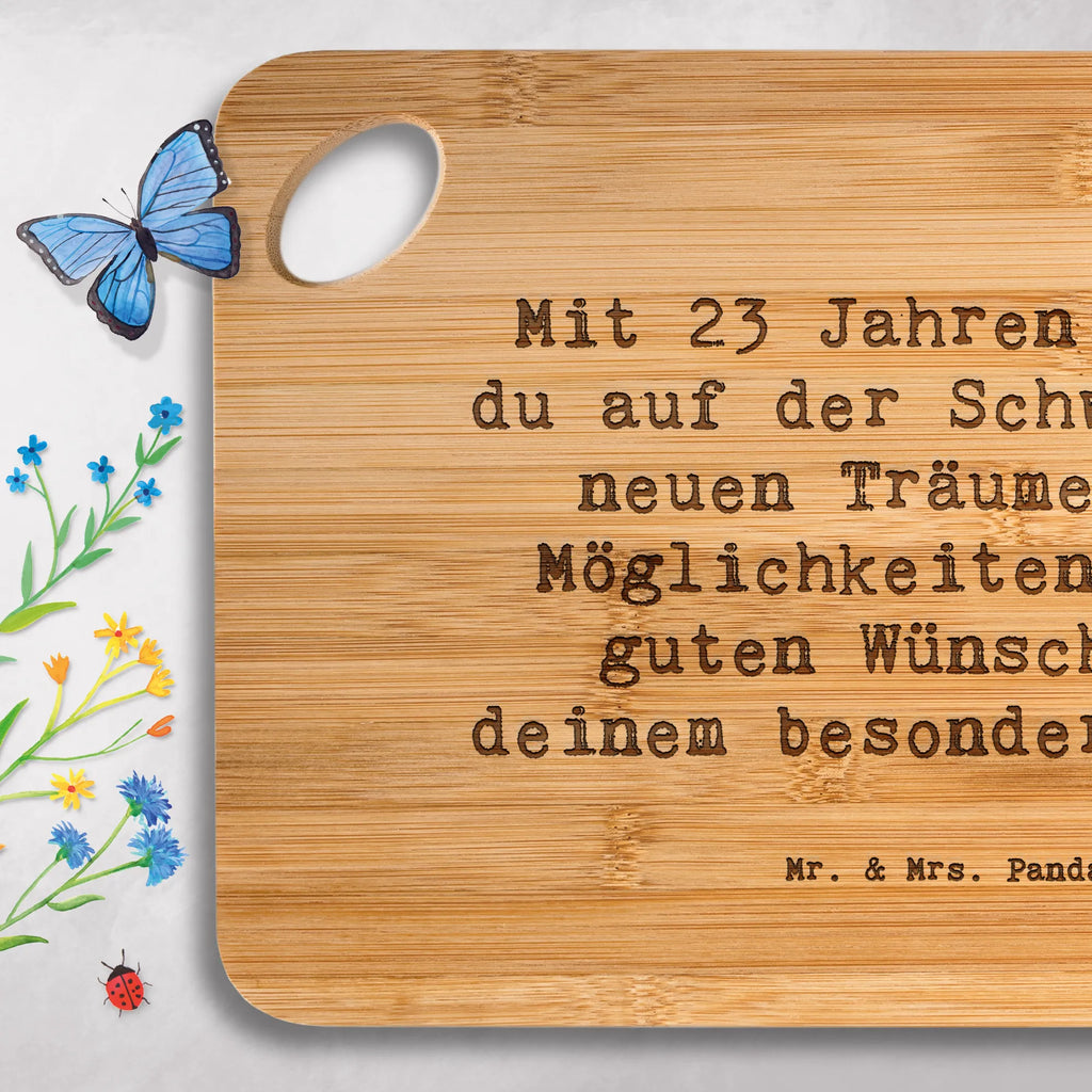 Frühstücksbrett Spruch 23. Geburtstag Frühstücksbrett, Küchenbrett, Servierbrett, Brett, Holzbrettchen, Hackbrett, Holzbrett, Schneidebrett, Geburtstag, Geburtstagsgeschenk, Geschenk
