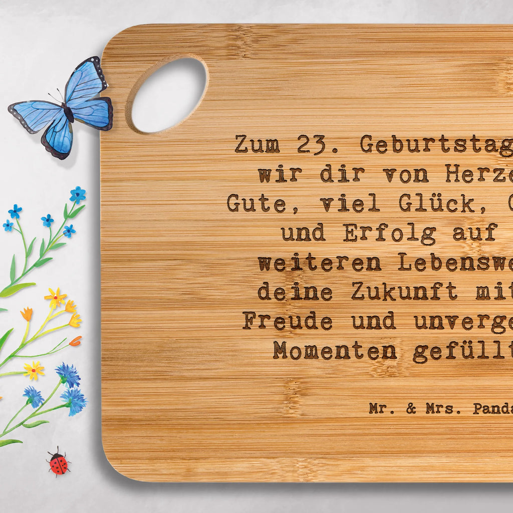 Schneidebrett Spruch 23. Geburtstag Schneidebrett, Holzbrett, Servierbrett, Brett, Küchenbrett, Holzbrettchen, Frühstücksbrett, Hackbrett, Geburtstag, Geburtstagsgeschenk, Geschenk