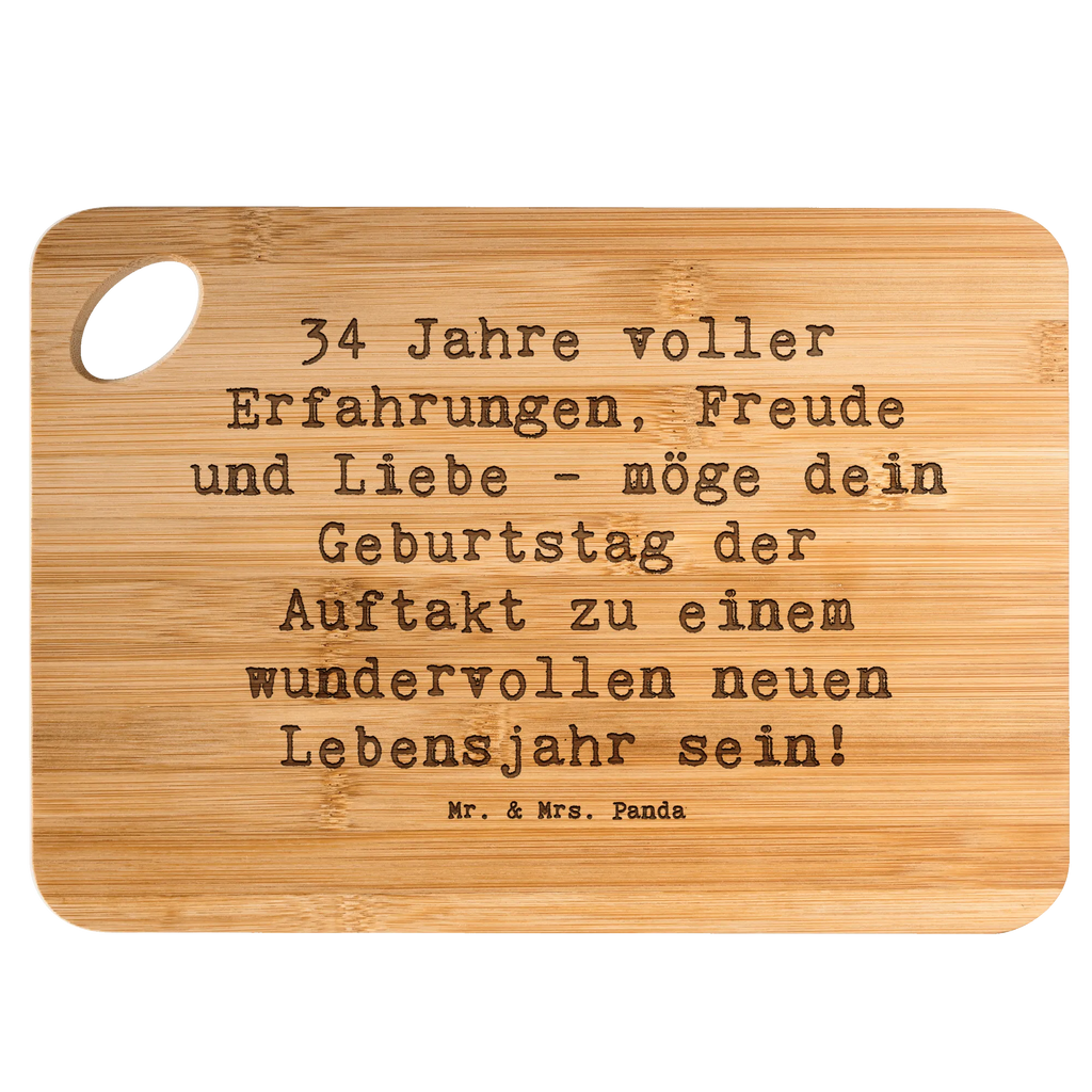 Bamboo chopping board Saying 34 Jahre voller Erfahrungen, Freude und Liebe - möge dein Geburtstag der Auftakt zu einem wundervollen neuen Lebensjahr sein! cutting block, slices, carving board, kitchen board, solid, wood, nature, bamboo, breakfast board, kitchen, board, cutting board, breakfast, robust, dulcimer, engraving, Birthday, celebration, party, birthday party, friends, family, birthday wish, birthday present, birthday cards, 18th birthday, 30th birthday, 40th, 50th, 60th, 70th, 80th, 90th, 90th., gift ideas, gifts for girlfriend, boyfriend, mom, dad, brother, sister, congratulations, funny, sayings, 1 year, money gifts, guest gifts, gifts online, gift basket, special gifts, unusual gifts, extraordinary gifts, gift package, original gifts, gift items, special birthday gifts