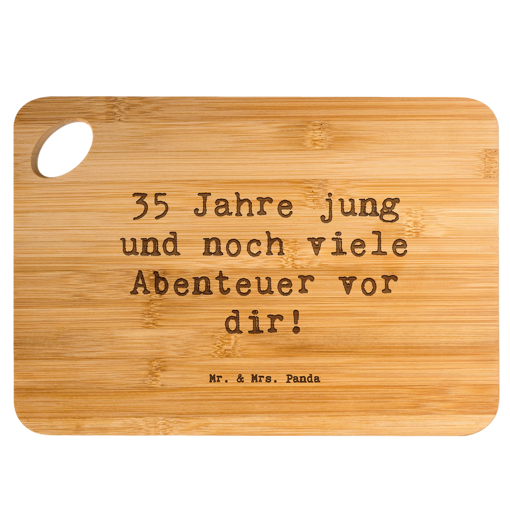 Bamboo chopping board Saying 35 Jahre jung und noch viele Abenteuer vor dir! engraving, cutting block, carving board, bamboo, kitchen board, slices, wood, dulcimer, board, breakfast board, breakfast, nature, cutting board, kitchen, robust, solid, Birthday, celebration, party, birthday party, friends, family, birthday wish, birthday present, birthday cards, 18th birthday, 30th birthday, 40th, 50th, 60th, 70th, 80th, 90th, 90th., gift ideas, gifts for girlfriend, boyfriend, mom, dad, brother, sister, congratulations, funny, sayings, 1 year, money gifts, guest gifts, gifts online, gift basket, special gifts, unusual gifts, extraordinary gifts, gift package, original gifts, gift items, special birthday gifts