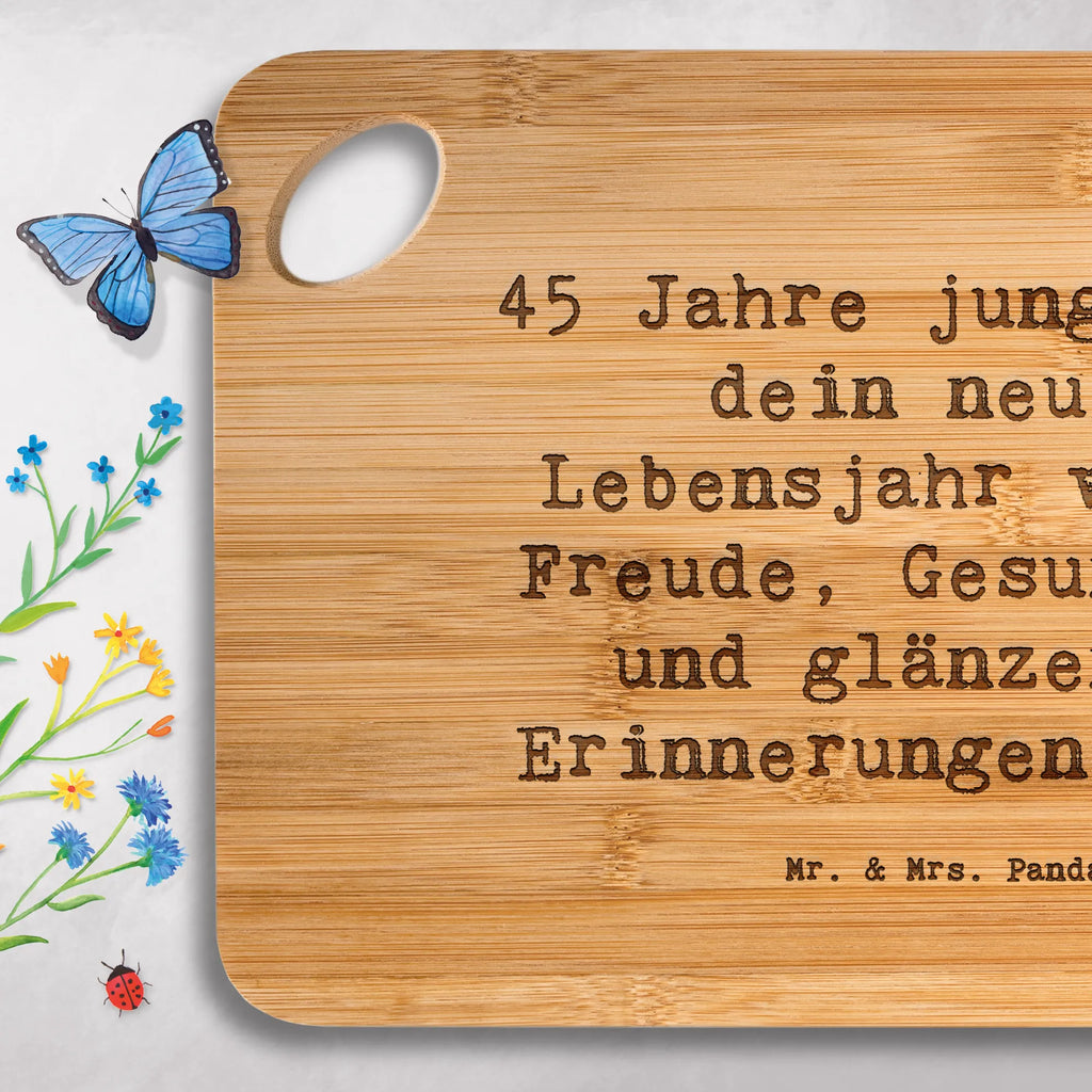 Küchenbrett Spruch 45. Geburtstag Küchenbrett, Holzbrettchen, Holzbrett, Brett, Schneidebrett, Frühstücksbrett, Hackbrett, Servierbrett, Geburtstag, Geburtstagsgeschenk, Geschenk