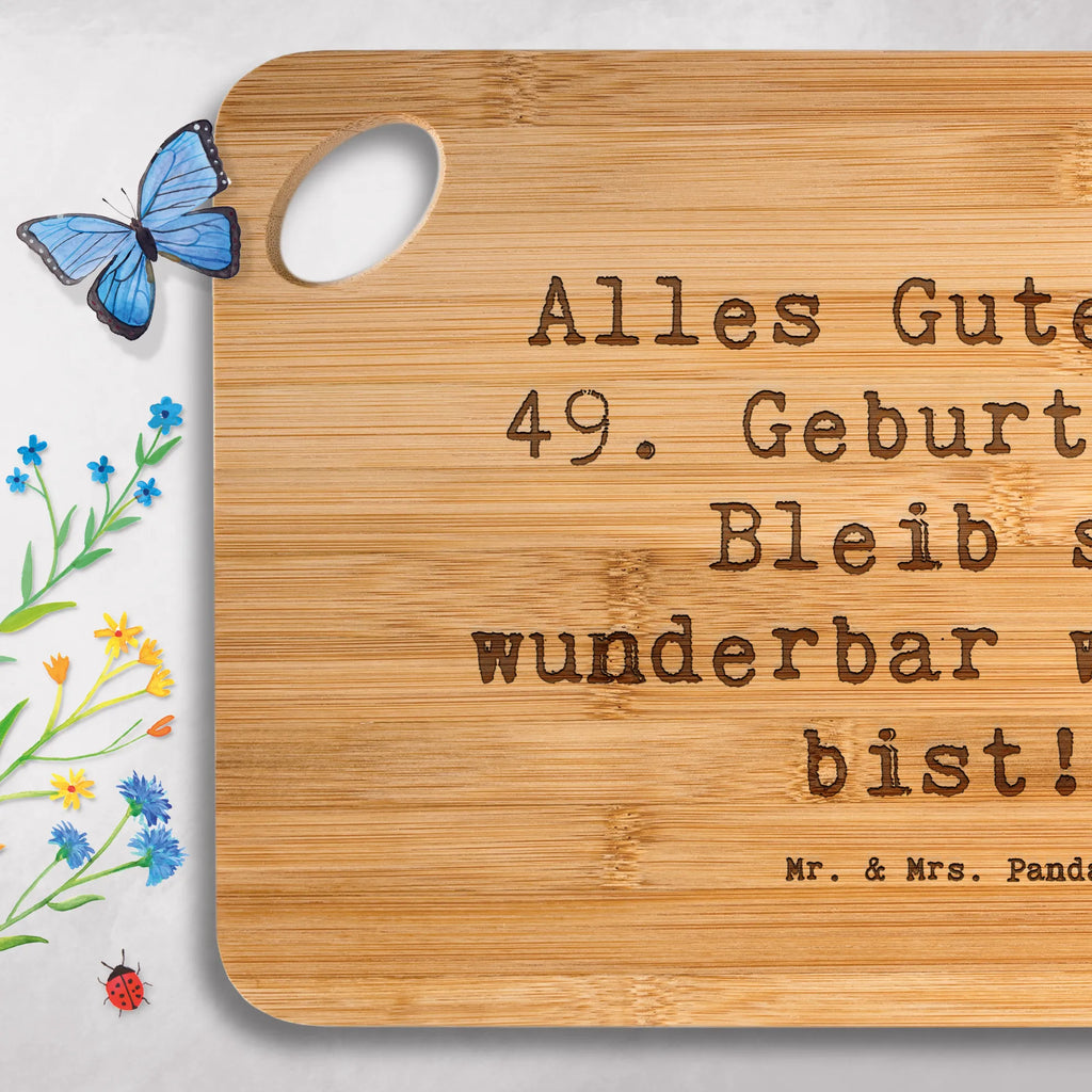 Hackbrett Spruch 49. Geburtstag Freude Hackbrett, Küchenbrett, Schneidebrett, Brett, Holzbrett, Holzbrettchen, Servierbrett, Frühstücksbrett, Geburtstag, Geburtstagsgeschenk, Geschenk