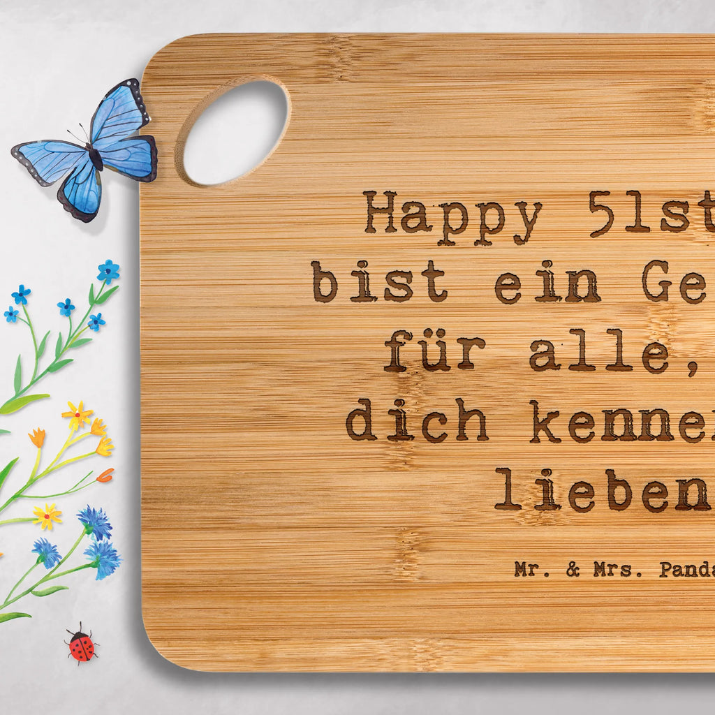 Schneidebrett Spruch 51. Geburtstag Geschenk Schneidebrett, Holzbrettchen, Küchenbrett, Hackbrett, Frühstücksbrett, Servierbrett, Brett, Holzbrett, Geburtstag, Geburtstagsgeschenk, Geschenk