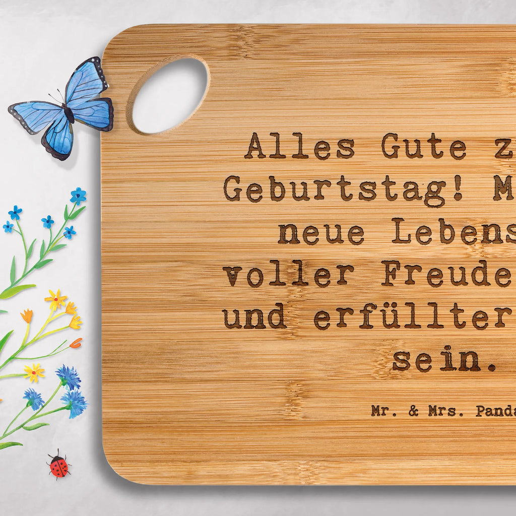 Bambus - deska do krojenia Przysłowie Alles Gute zum 58. Geburtstag! Möge das neue Lebensjahr voller Freude, Glück und erfüllter Träume sein. Urodziny, prezent urodzinowy, prezent