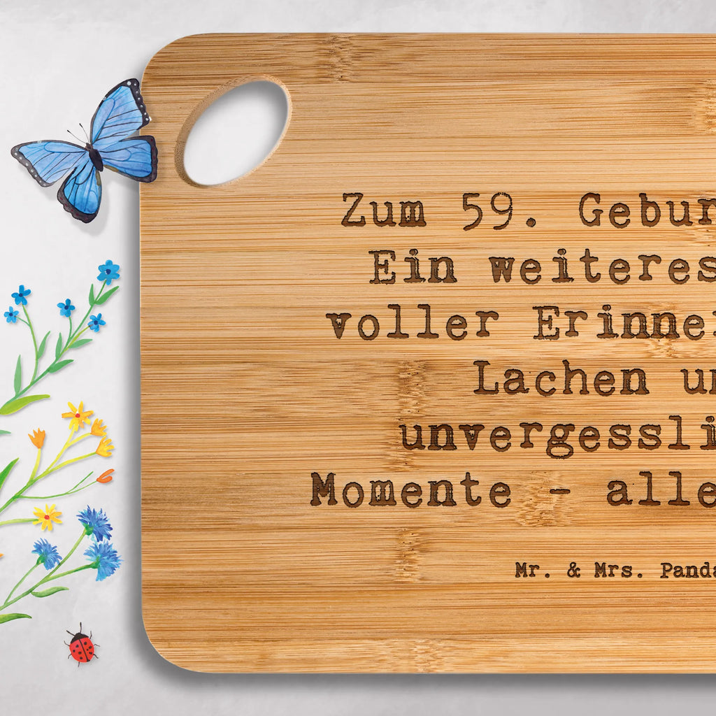 Holzbrettchen Spruch 59. Geburtstag Holzbrettchen, Hackbrett, Holzbrett, Küchenbrett, Brett, Frühstücksbrett, Servierbrett, Schneidebrett, Geburtstag, Geburtstagsgeschenk, Geschenk