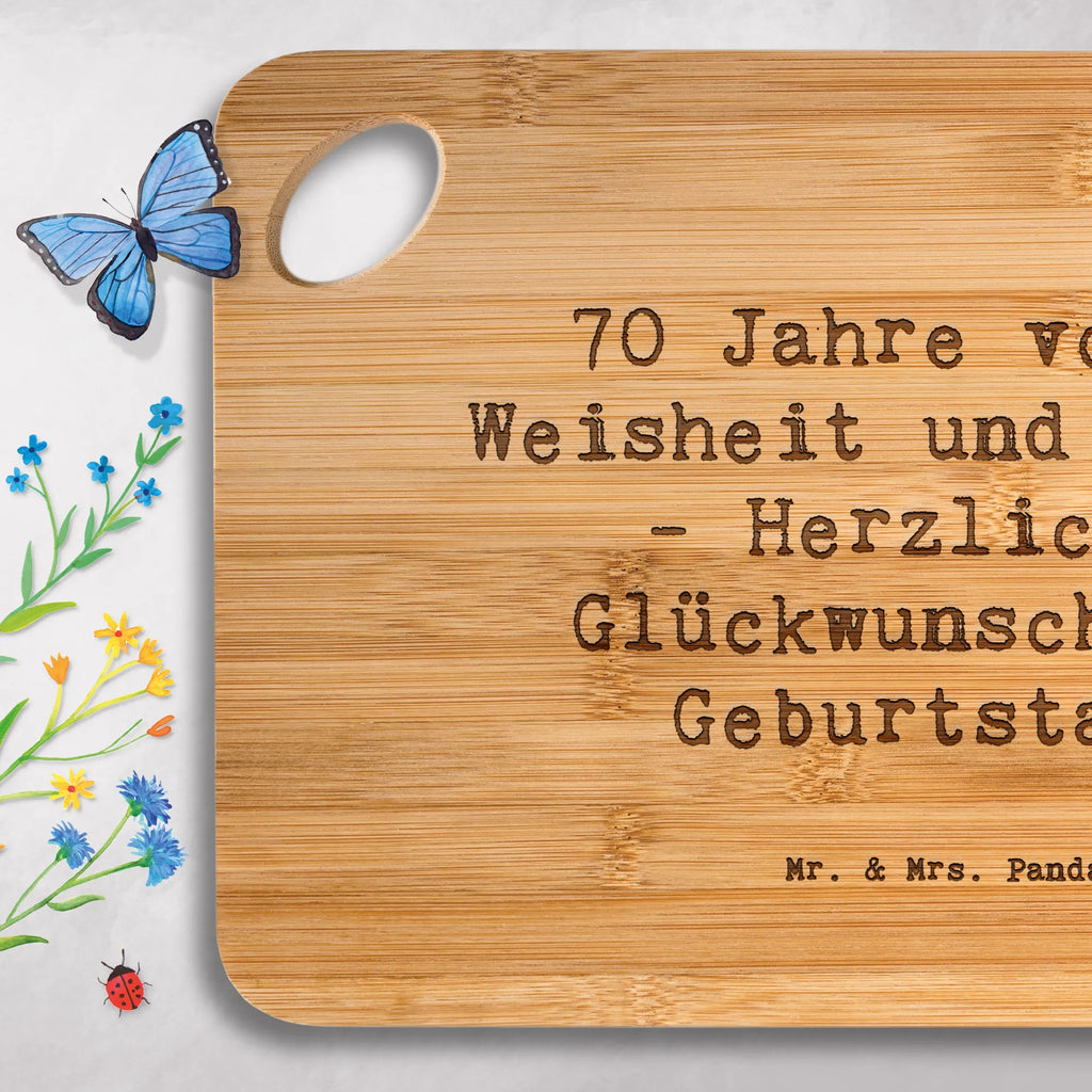 Servierbrett Spruch 70. Geburtstag Servierbrett, Holzbrett, Brett, Schneidebrett, Holzbrettchen, Hackbrett, Frühstücksbrett, Küchenbrett, Geburtstag, Geburtstagsgeschenk, Geschenk