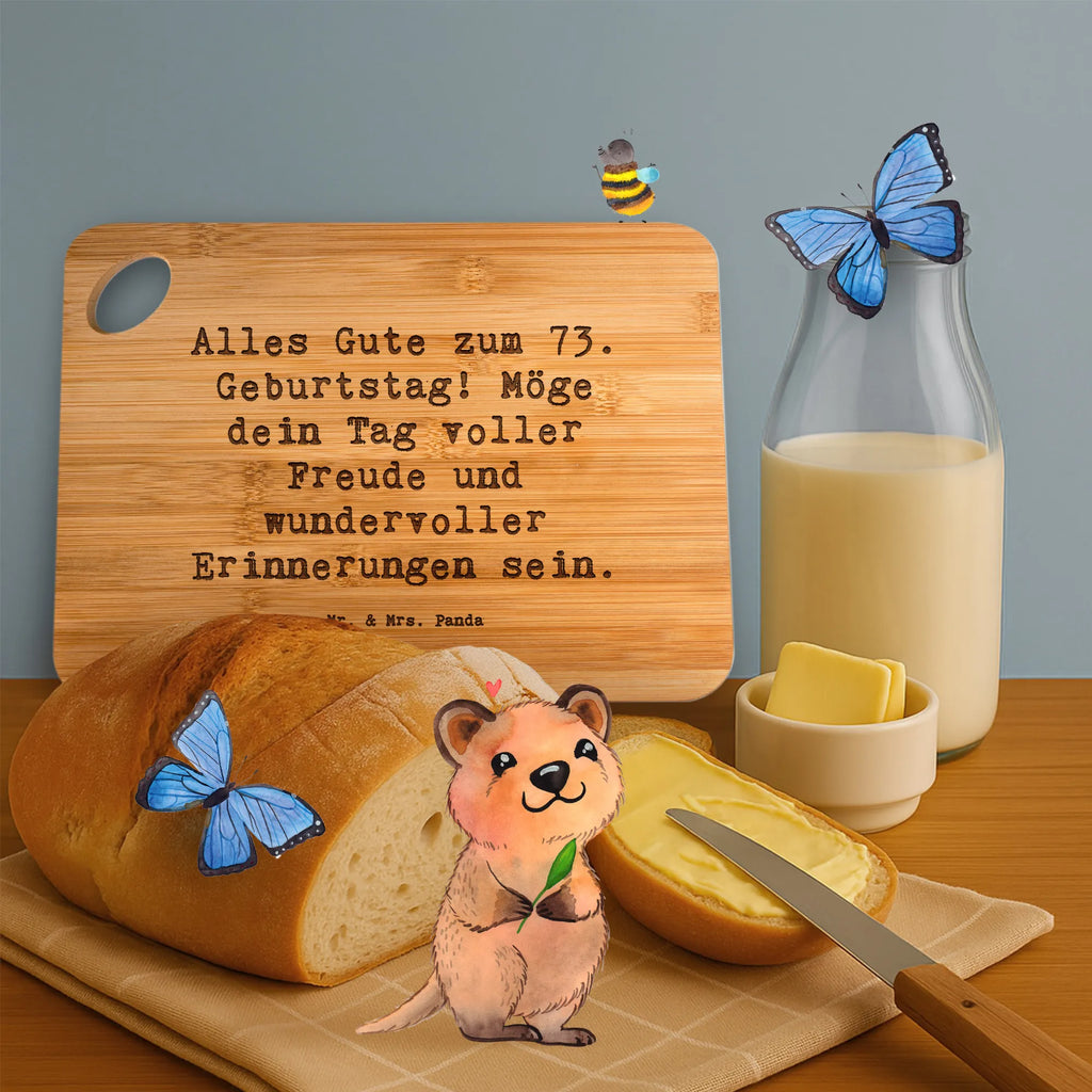 Bamboo chopping board Saying Alles Gute zum 73. Geburtstag! Möge dein Tag voller Freude und wundervoller Erinnerungen sein. carving board, cutting block, engraving, robust, bamboo, breakfast, slices, board, kitchen, breakfast board, cutting board, nature, wood, dulcimer, solid, kitchen board, Birthday, celebration, party, birthday party, friends, family, birthday wish, birthday present, birthday cards, 18th birthday, 30th birthday, 40th, 50th, 60th, 70th, 80th, 90th, 90th., gift ideas, gifts for girlfriend, boyfriend, mom, dad, brother, sister, congratulations, funny, sayings, 1 year, money gifts, guest gifts, gifts online, gift basket, special gifts, unusual gifts, extraordinary gifts, gift package, original gifts, gift items, special birthday gifts