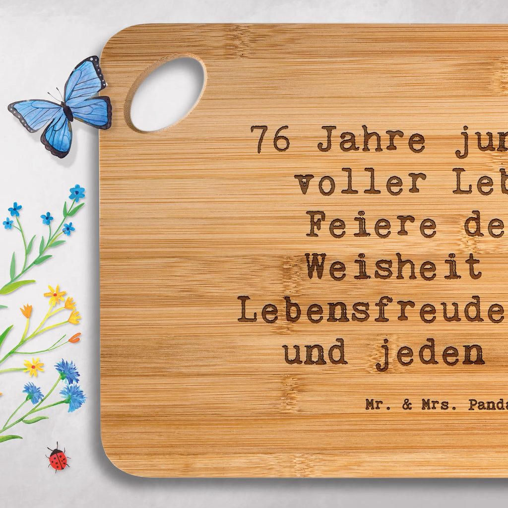 Bamboo chopping board Saying 76 Jahre jung und voller Leben! Feiere deine Weisheit und Lebensfreude heute und jeden Tag. cutting block, breakfast, nature, engraving, solid, wood, board, slices, robust, bamboo, cutting board, carving board, kitchen board, breakfast board, dulcimer, kitchen, Birthday, celebration, party, birthday party, friends, family, birthday wish, birthday present, birthday cards, 18th birthday, 30th birthday, 40th, 50th, 60th, 70th, 80th, 90th, 90th., gift ideas, gifts for girlfriend, boyfriend, mom, dad, brother, sister, congratulations, funny, sayings, 1 year, money gifts, guest gifts, gifts online, gift basket, special gifts, unusual gifts, extraordinary gifts, gift package, original gifts, gift items, special birthday gifts