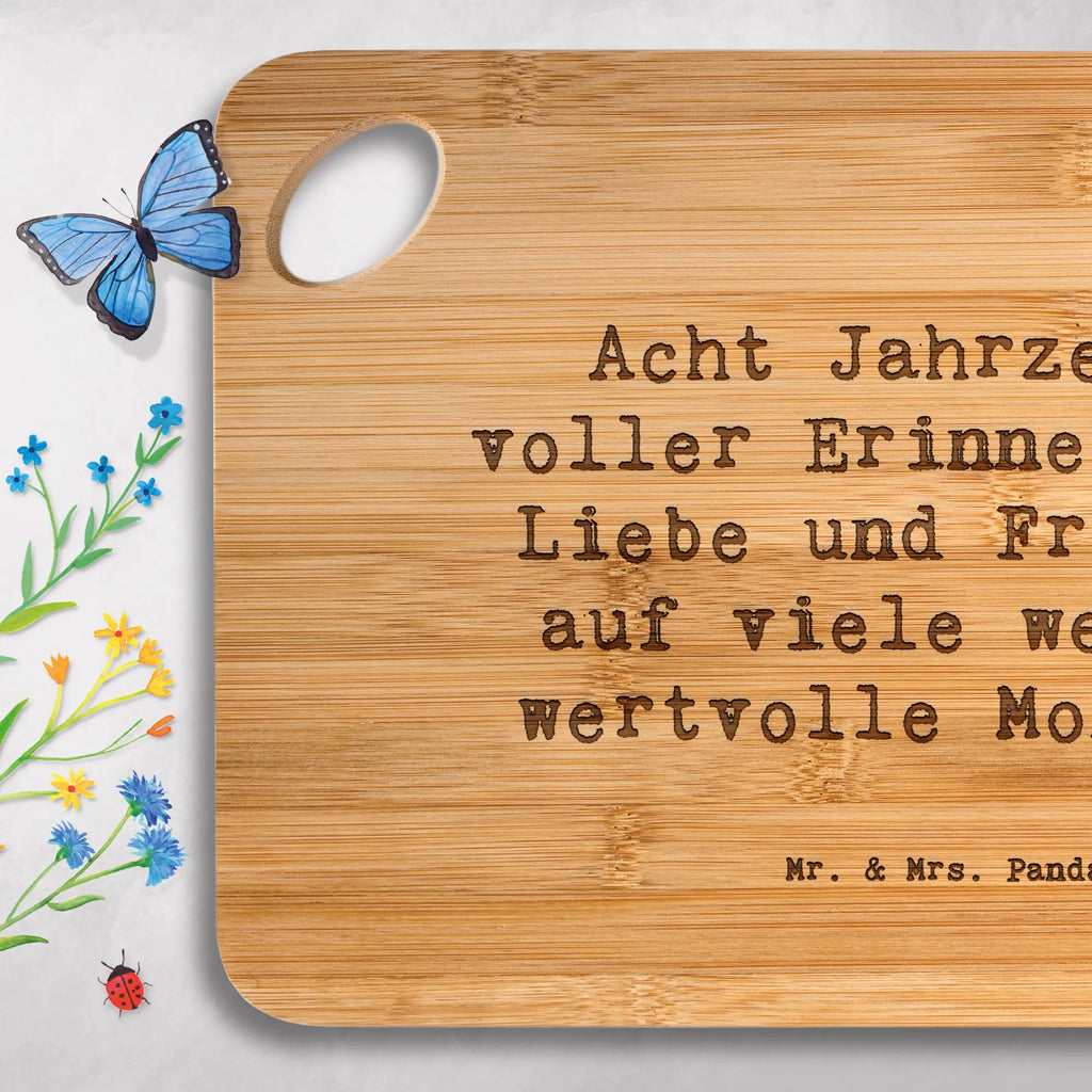 Bamboo chopping board Saying Acht Jahrzehnte voller Erinnerungen, Liebe und Freude - auf viele weitere wertvolle Momente! kitchen board, board, bamboo, nature, breakfast board, kitchen, cutting board, cutting block, robust, wood, breakfast, slices, solid, engraving, dulcimer, carving board, Birthday, celebration, party, birthday party, friends, family, birthday wish, birthday present, birthday cards, 18th birthday, 30th birthday, 40th, 50th, 60th, 70th, 80th, 90th, 90th., gift ideas, gifts for girlfriend, boyfriend, mom, dad, brother, sister, congratulations, funny, sayings, 1 year, money gifts, guest gifts, gifts online, gift basket, special gifts, unusual gifts, extraordinary gifts, gift package, original gifts, gift items, special birthday gifts