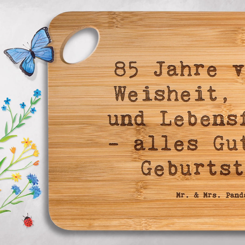 Frühstücksbrett Spruch 85. Geburtstag Weise Frühstücksbrett, Schneidebrett, Holzbrett, Holzbrettchen, Küchenbrett, Servierbrett, Hackbrett, Brett, Geburtstag, Geburtstagsgeschenk, Geschenk