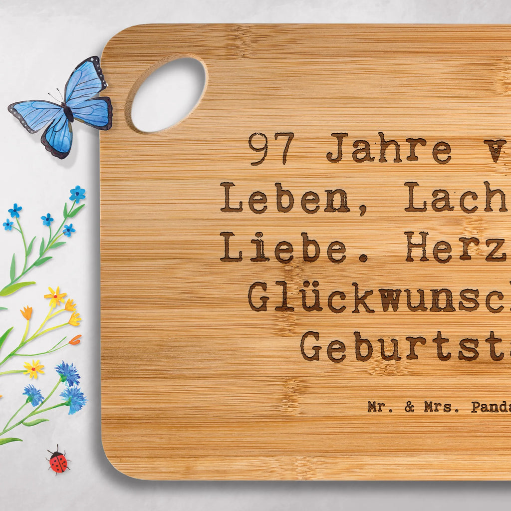 Holzbrettchen Spruch 97. Geburtstag Holzbrettchen, Brett, Schneidebrett, Holzbrett, Servierbrett, Hackbrett, Küchenbrett, Frühstücksbrett, Geburtstag, Geburtstagsgeschenk, Geschenk