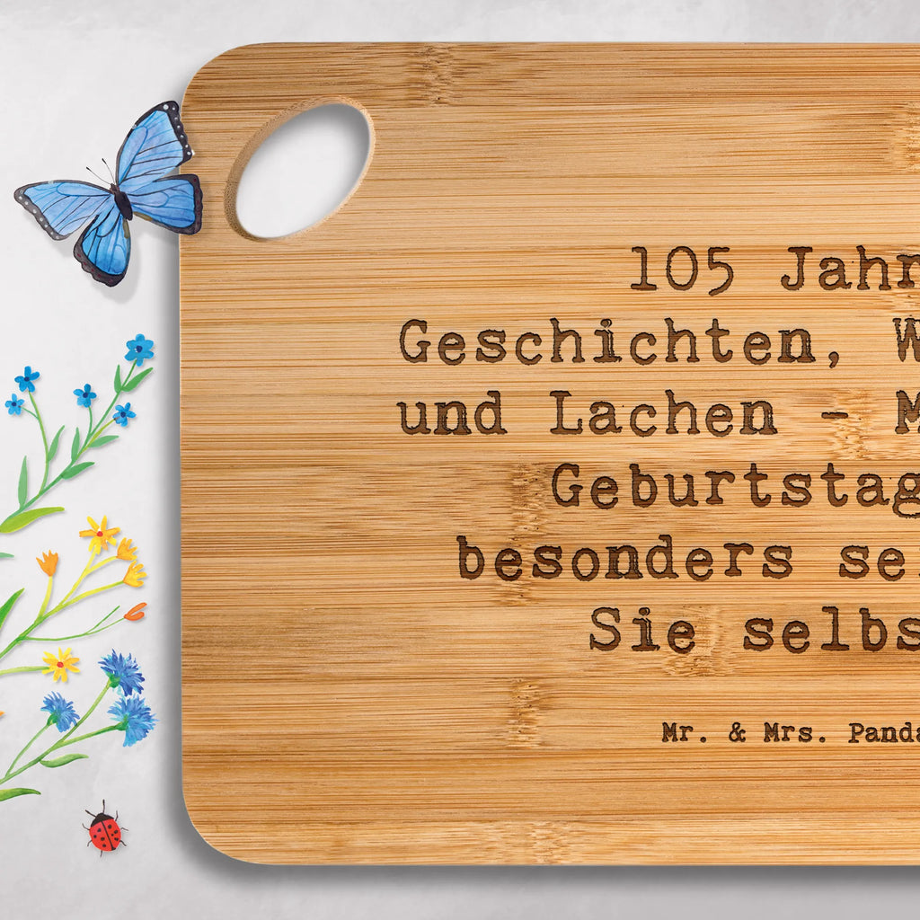 Hackbrett Spruch 105. Geburtstag Hackbrett, Brett, Schneidebrett, Frühstücksbrett, Holzbrett, Servierbrett, Küchenbrett, Holzbrettchen, Geburtstag, Geburtstagsgeschenk, Geschenk