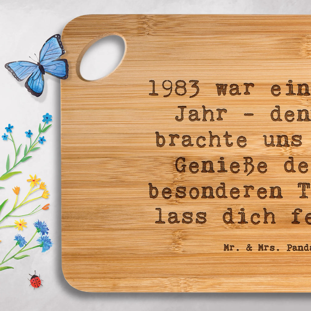 Servierbrett Spruch 1983 Geburtstag Servierbrett, Hackbrett, Holzbrettchen, Brett, Küchenbrett, Frühstücksbrett, Holzbrett, Schneidebrett, Geburtstag, Geburtstagsgeschenk, Geschenk
