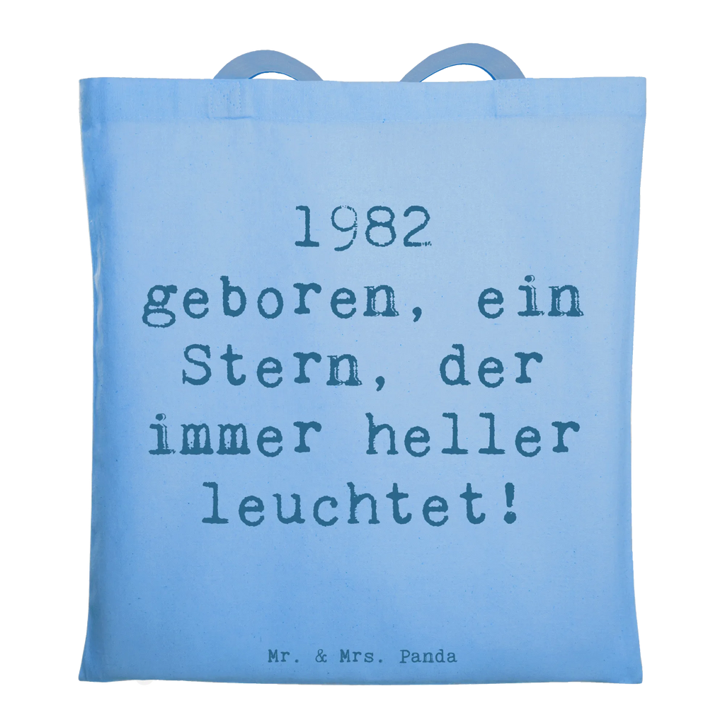 Tote bag Saying 1982 geboren, ein Stern, der immer heller leuchtet! Laptoptasche, Tragetasche, Jutetasche, Beutel, Einkaufstasche, Shopper, Stofftasche, Einkaufstüte, Tasche, Schultertasche, Beuteltasche, Jutebeutel, Strandtasche, Badetasche, Umhängetasche, Stoffbeutel, Geburtstag, Geburtstagsgeschenk, Geschenk