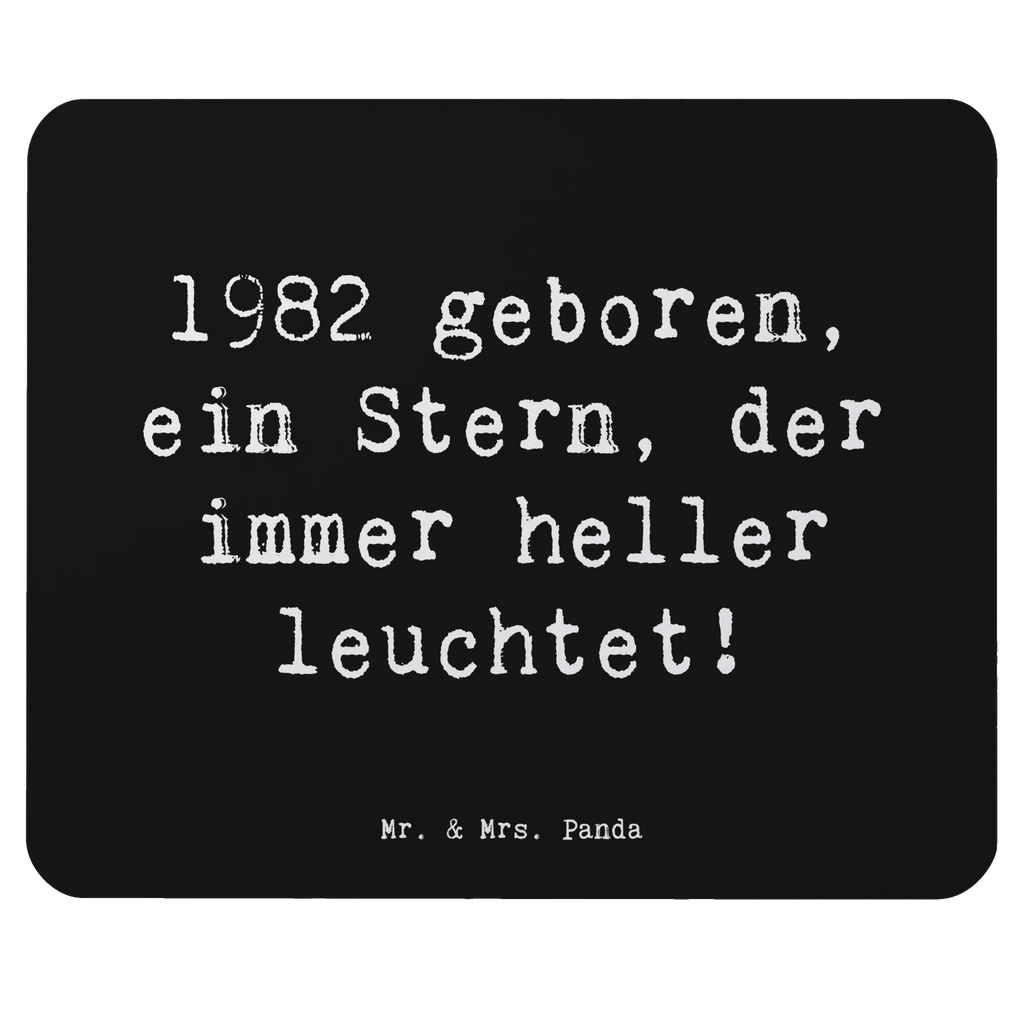 Mouse mat Saying 1982 geboren, ein Stern, der immer heller leuchtet! Mauspad Büro, PC Zubehör, Mausunterlage, Mauspad, Computer zubehör, Designer Mauspad, Mousepad, Arbeitszimmer, Einzigartiges Mauspad, Büroausstattung, Geburtstag, Geburtstagsgeschenk, Geschenk