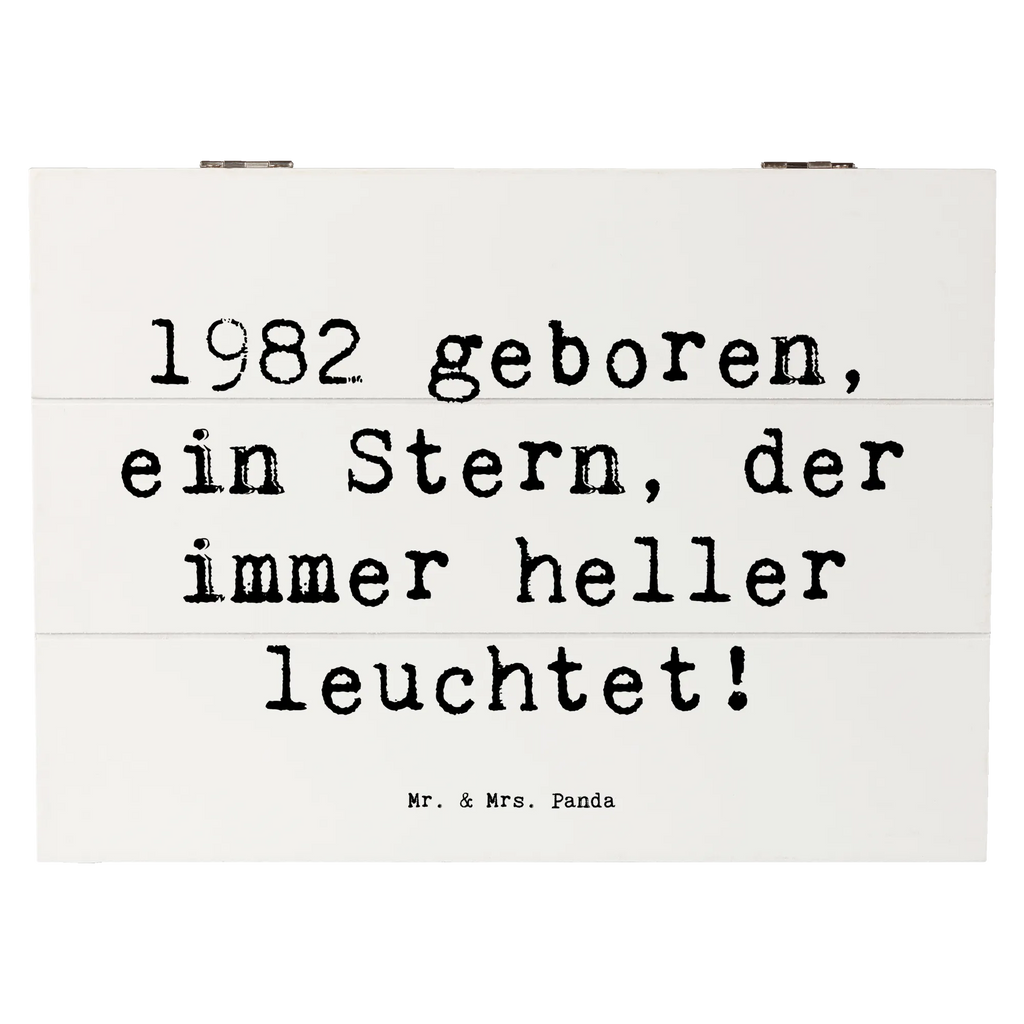 Holzkiste Spruch 1982 Geburtstag Stern Dekokiste, Erinnerungskiste, Schatzkiste, XXL, Truhe, Schatulle, Holzkiste, Kiste, Geschenkdose, Geschenkbox, Erinnerungsbox, Aufbewahrungsbox, Geburtstag, Geburtstagsgeschenk, Geschenk