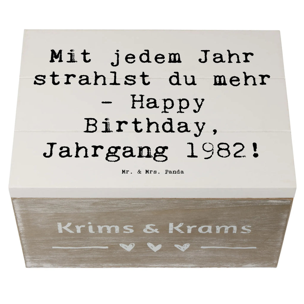 Holzkiste Spruch 1982 Geburtstag Glanz Kiste, Schatzkiste, Geschenkbox, Erinnerungskiste, XXL, Holzkiste, Erinnerungsbox, Geschenkdose, Dekokiste, Truhe, Aufbewahrungsbox, Schatulle, Geburtstag, Geburtstagsgeschenk, Geschenk