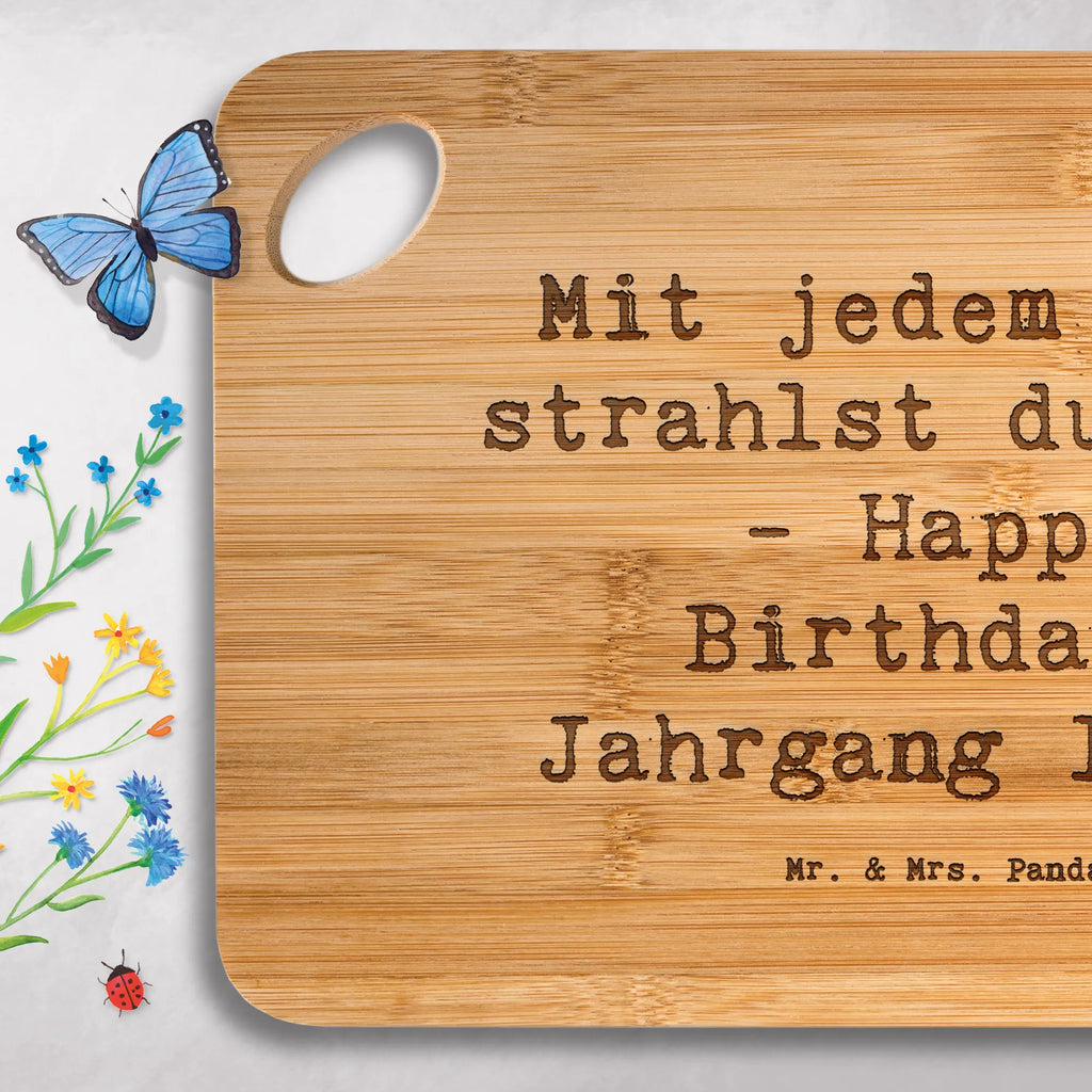 Bambus - deska do krojenia Przysłowie Mit jedem Jahr strahlst du mehr - Happy Birthday, Jahrgang 1982! Urodziny, prezent urodzinowy, prezent