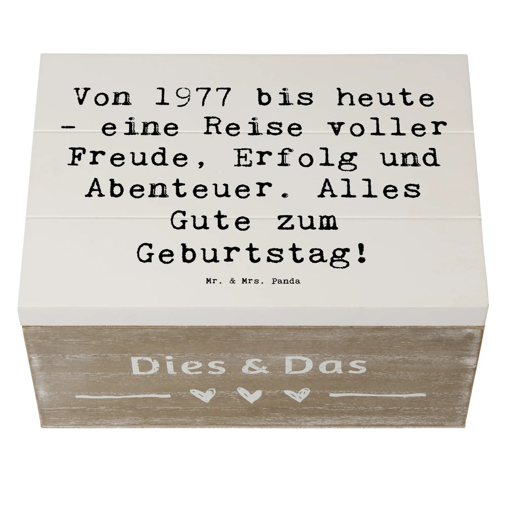 Holzkiste Spruch 1977 Geburtstag Kiste, Holzkiste, Dekokiste, Aufbewahrungsbox, Schatzkiste, XXL, Erinnerungsbox, Truhe, Geschenkdose, Geschenkbox, Schatulle, Erinnerungskiste, Geburtstag, Geburtstagsgeschenk, Geschenk