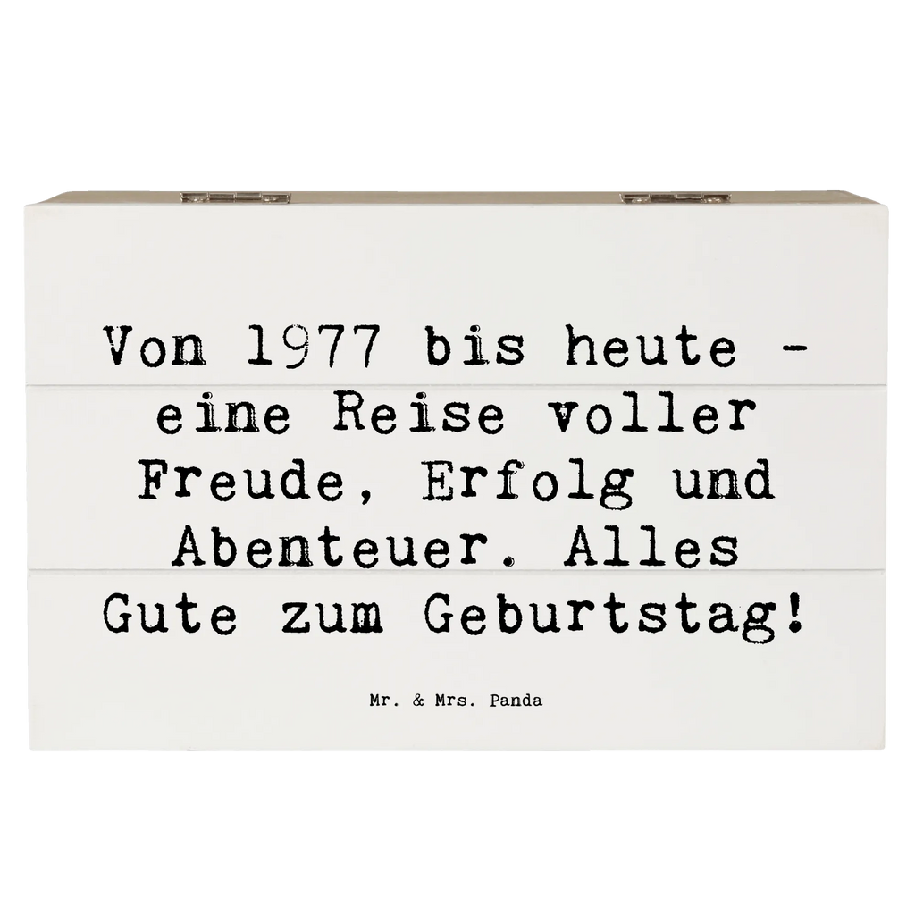 Holzkiste Spruch 1977 Geburtstag Kiste, Holzkiste, Dekokiste, Aufbewahrungsbox, Schatzkiste, XXL, Erinnerungsbox, Truhe, Geschenkdose, Geschenkbox, Schatulle, Erinnerungskiste, Geburtstag, Geburtstagsgeschenk, Geschenk