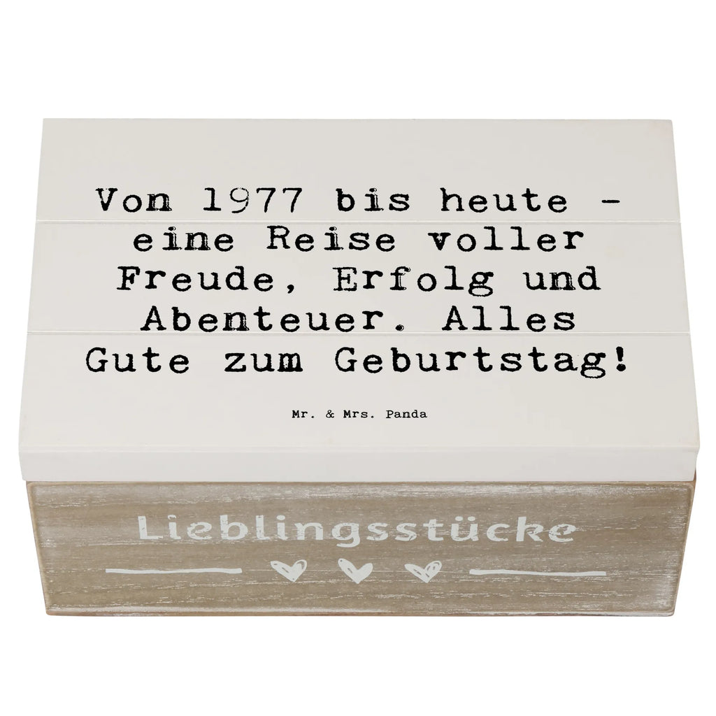 Holzkiste Spruch 1977 Geburtstag Kiste, Holzkiste, Dekokiste, Aufbewahrungsbox, Schatzkiste, XXL, Erinnerungsbox, Truhe, Geschenkdose, Geschenkbox, Schatulle, Erinnerungskiste, Geburtstag, Geburtstagsgeschenk, Geschenk