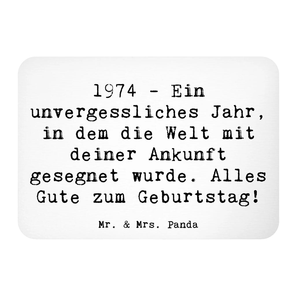 Magnet Saying 1974 - Ein unvergessliches Jahr, in dem die Welt mit deiner Ankunft gesegnet wurde. Alles Gute zum Geburtstag! Kühlschrank Dekoration, Motivmagnete, Notiz Magnet, Whiteboard Magnet, Kühlschrankmagnet, Pinnwandmagnet, Souvenir Magnet, Dekomagnet, Geburtstag, Geburtstagsgeschenk, Geschenk