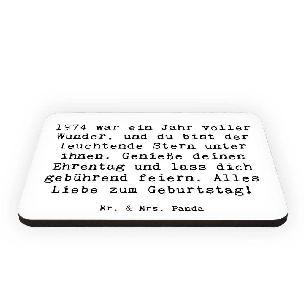 Magnet Saying 1974 war ein Jahr voller Wunder, und du bist der leuchtende Stern unter ihnen. Genieße deinen Ehrentag und lass dich gebührend feiern. Alles Liebe zum Geburtstag! Notiz Magnet, Kühlschrank Dekoration, Souvenir Magnet, Motivmagnete, Pinnwandmagnet, Whiteboard Magnet, Dekomagnet, Kühlschrankmagnet, Geburtstag, Geburtstagsgeschenk, Geschenk