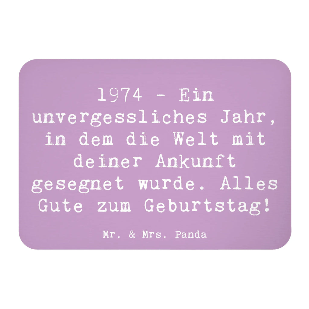 Magnet Saying 1974 - Ein unvergessliches Jahr, in dem die Welt mit deiner Ankunft gesegnet wurde. Alles Gute zum Geburtstag! Kühlschrank Dekoration, Motivmagnete, Notiz Magnet, Whiteboard Magnet, Kühlschrankmagnet, Pinnwandmagnet, Souvenir Magnet, Dekomagnet, Geburtstag, Geburtstagsgeschenk, Geschenk